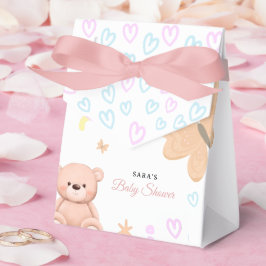 Det är en söt teddybjörn flicka baby shower Cartoo Presentaskar
