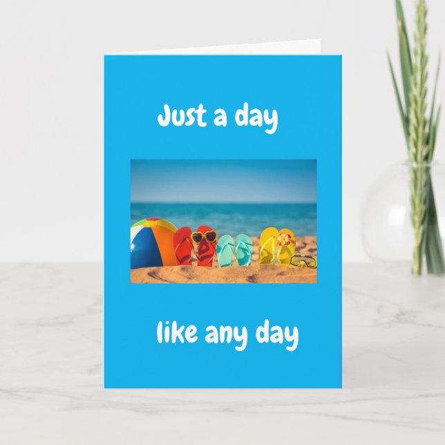 DET ÄR EN "SPECIELL DAG" NÄR DU ÄR "50" KORT (Framsida)