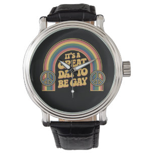 Det Är En Stor Dag Att Vara Hbtq Pride Månad Queer Armbandsur