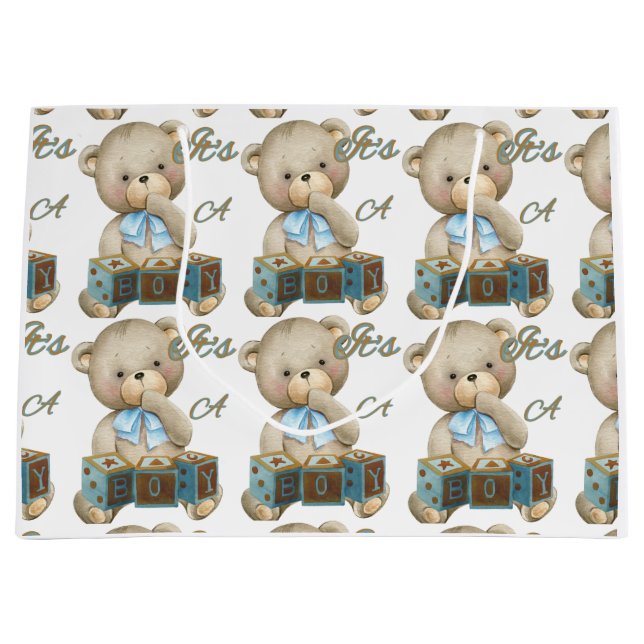 Det är en stor presentpåse för pojkar (Framsidan)