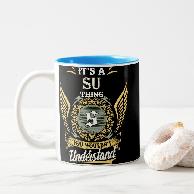 Det är en Su-sak du inte kan förstå Två-Tonad Mugg (Med munk)