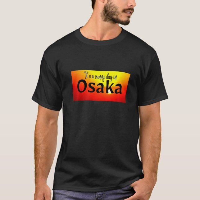 Det är en sunt dag i Osaka. Premium T Shirt (Framsida)
