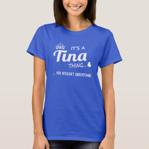 Det är en Tina sak T-shirt