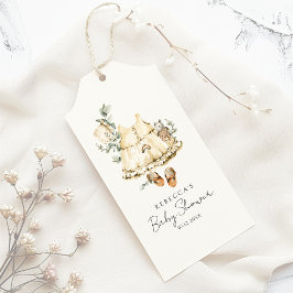 Det är en tjej botanisk baby shower presentetikett