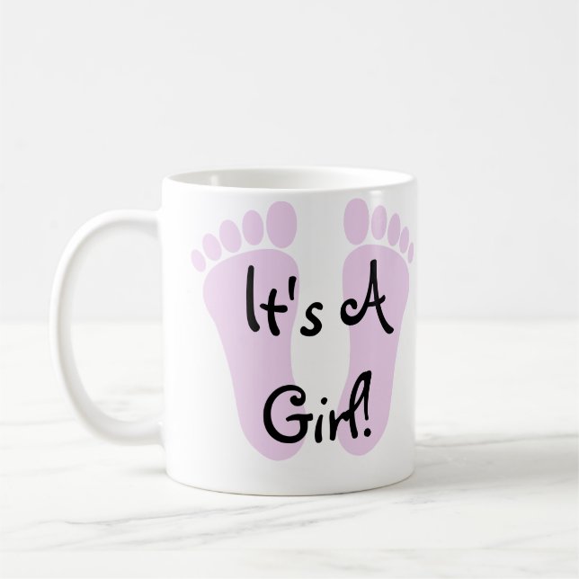 Det är en tjej kaffemugg (Vänster)