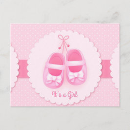 Det Är En Tjej Meddelande Vykort