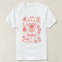 Det är en tjej – Modern celebrerande dam-T-shirt