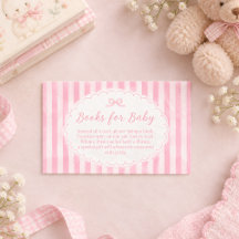 Det är en tjej Rosa Bow Baby Shower-böcker för beb