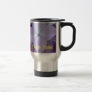 Det är en tjejgrej! Kaffe kopp Lavendel Hydrangea
