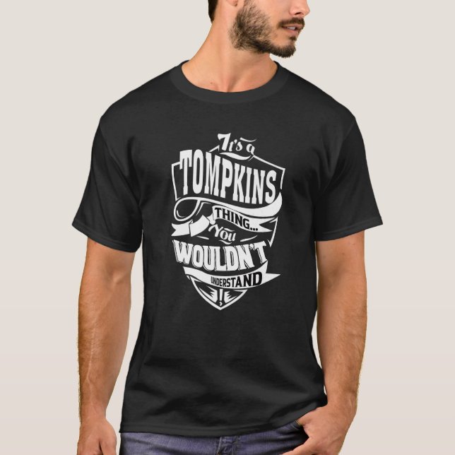 Det är en Tompkins Sak T Shirt (Framsida)