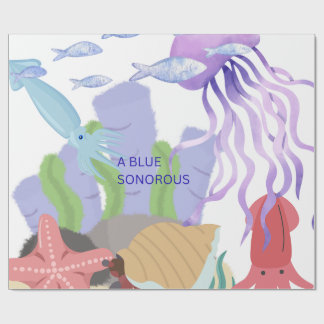 det är en total oceanvibes skildring presentpapper
