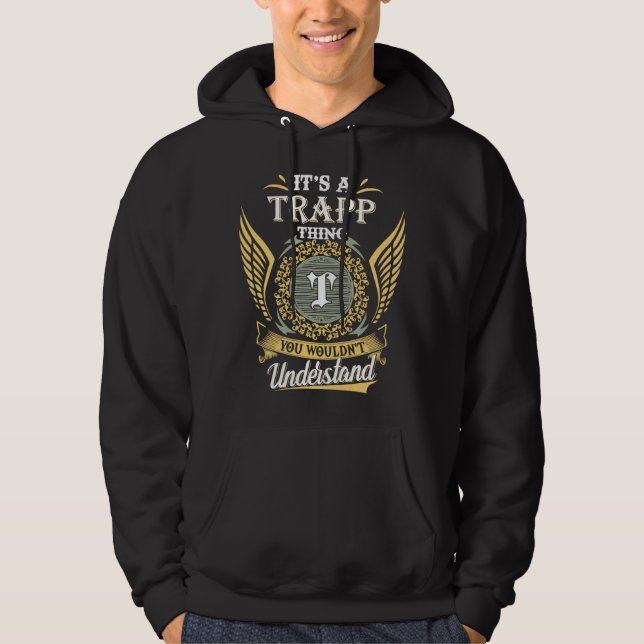 Det är en Trapp-grej du inte kan förstå Hoodie (Framsida)