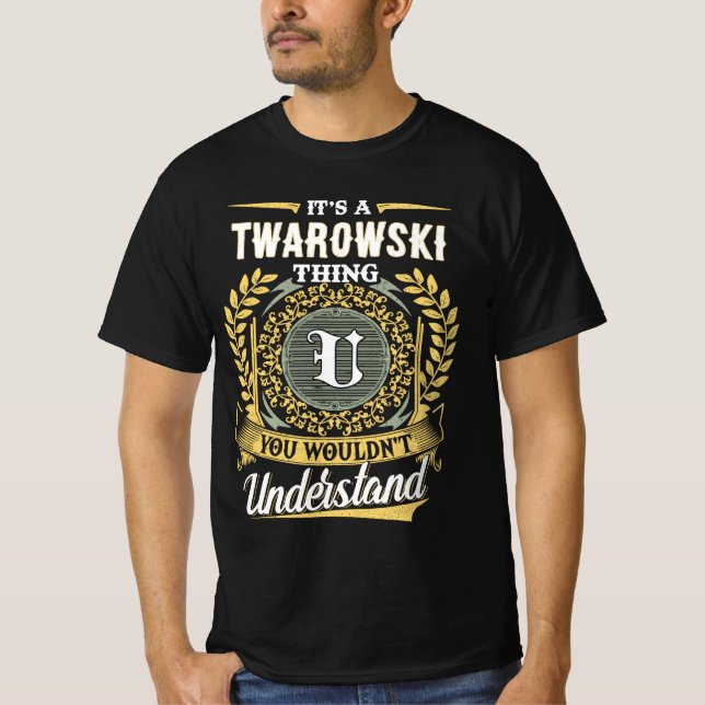 Det är en TWAROWSKI-grej Du Inte Förstår T Shirt (Framsida)