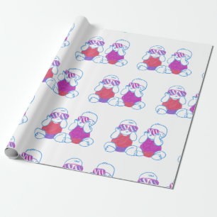 Det är en Twin Sak Wrapping Papper Presentpapper