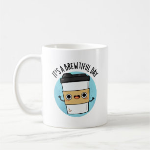 Det är en underbar dag, en fin kaffepun kaffemugg