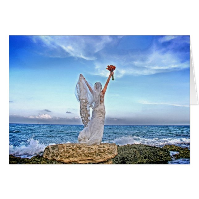 Det är en underbar dag! hälsningskort (Framsidan Horizontal)