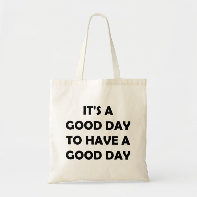 Det är en Underbar dag | Inspirationsoffert Tygkasse (Framsidan)