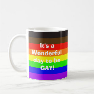 Det är en underbar dag kaffemugg