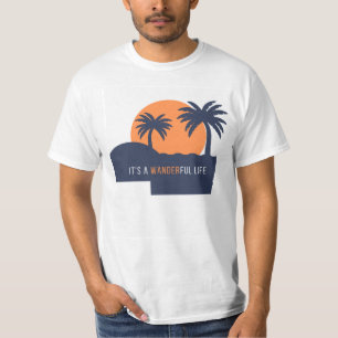 Det är en underbar Life White Basic T Shirt