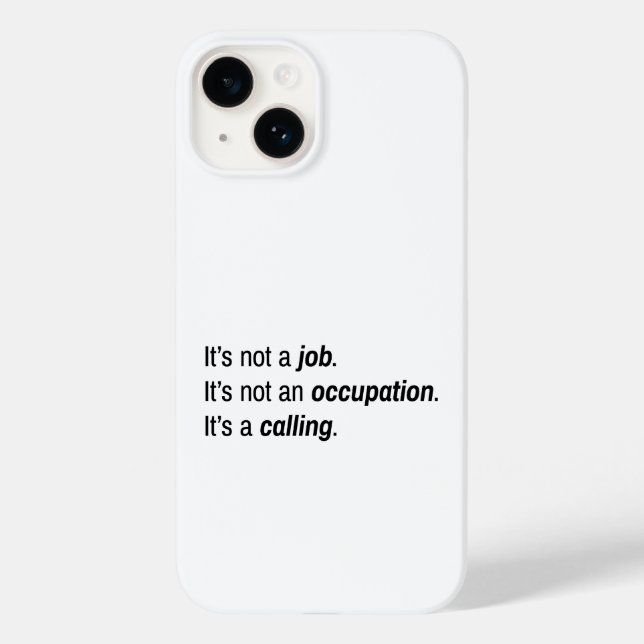 Det är en uppringande iphone case (Baksida)