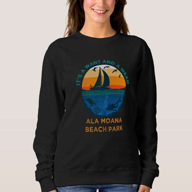 Det är en Vacati, en behovsparv och en Ala Moana B T Shirt (Framsida)