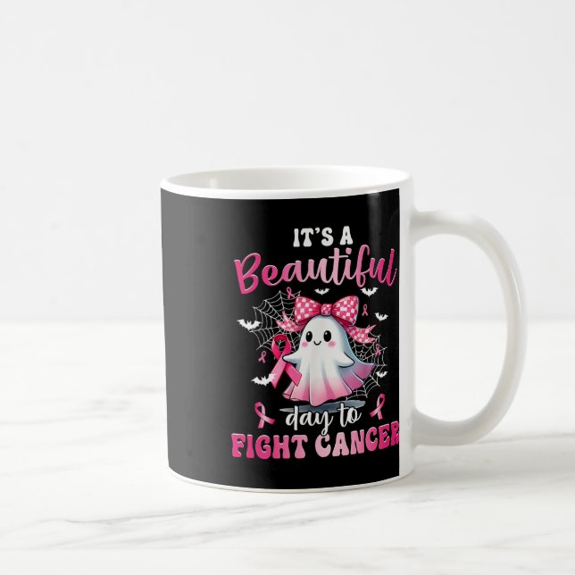 Det är en vacker dag att bekämpa bröstcancer B Kaffemugg (Höger)