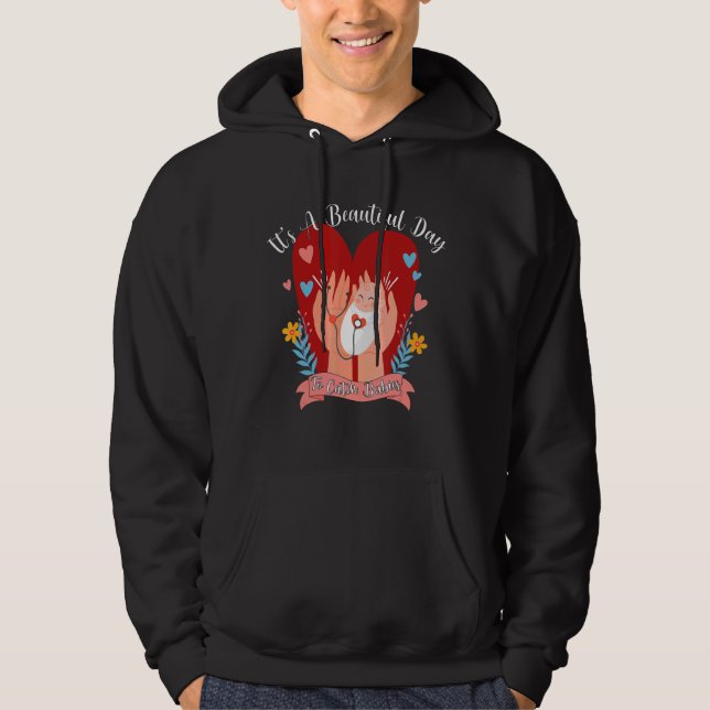 Det är en vacker dag att fånga Spädbarn Midfru Nur Hoodie (Framsida)