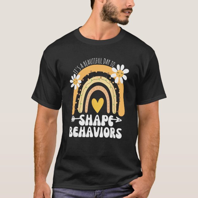 Det Är En Vacker Dag Att Forma Beteenden Autism Me T Shirt (Framsida)