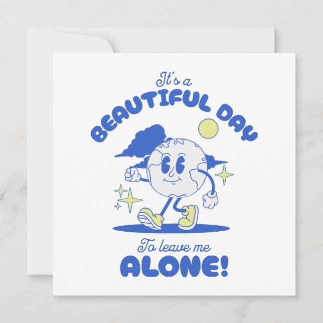 Det är en vacker dag att Lämna mig Ensam (Framsida)