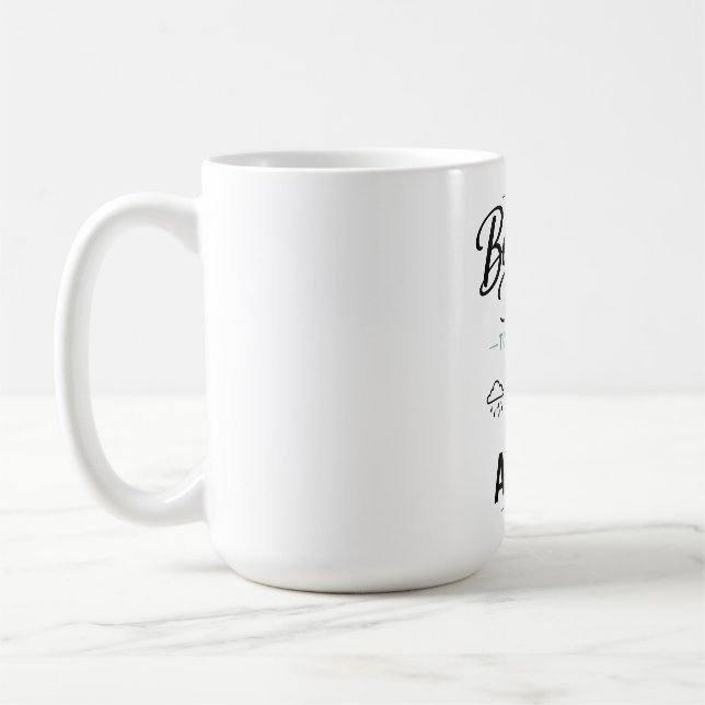 Det är en vacker dag att lämna mig ifred kaffemugg (Vänster)