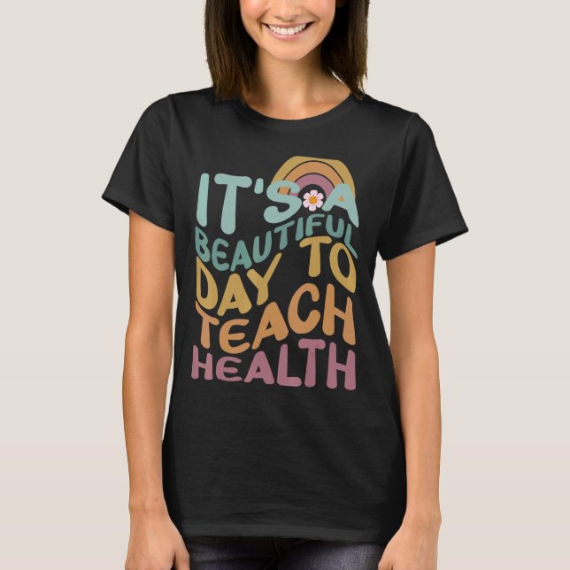 Det är en vacker dag att lära lycklig-barnet H T Shirt (Framsida)