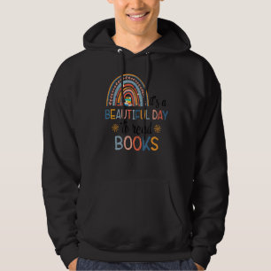 Det är en vacker dag att läsa det förbjudna regnbå hoodie