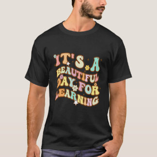 Det Är En Vacker Dag För Att Lära Retro Lärare Stu T Shirt