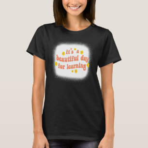 Det Är En Vacker Dag För Att Lära Retro Lärare Stu T Shirt