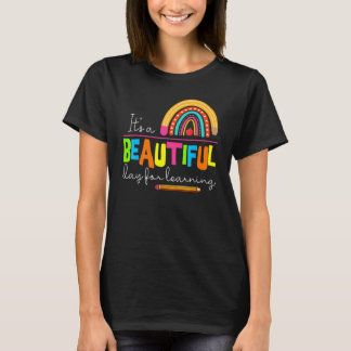 Det är en vacker dag för att lära sig läsa bibliot t shirt