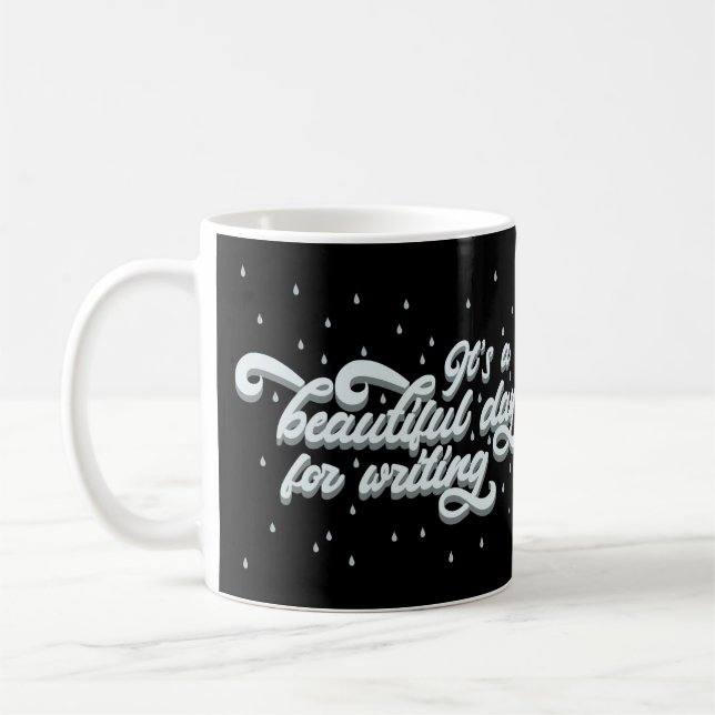 Det är en vacker dag för att skriva kaffemugg (Vänster)