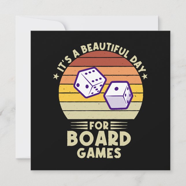Det Är En Vacker Dag För Brädspel rolig spelare (Framsida)