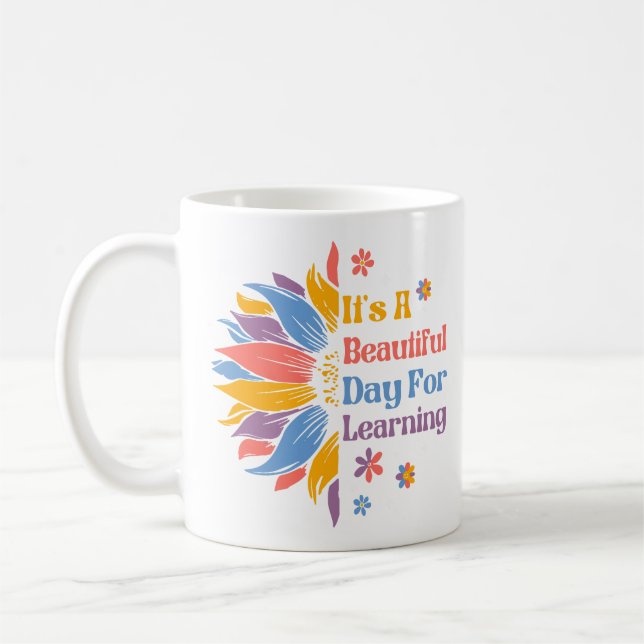 Det är en vacker dag för inlärning kaffemugg (Vänster)