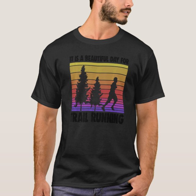 Det är en vacker dag för spåret Athelete S T Shirt (Framsida)