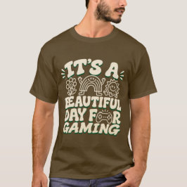 Det Är En Vacker Dag För Spelande, rolig spelare T Shirt