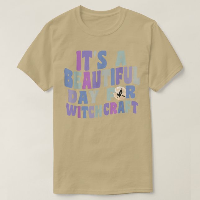 Det är en vacker dag för Witchcraft Retro Witch Ac T Shirt (Design framsida)
