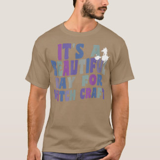 Det är en vacker dag för "Witchcraft Retro Witch" T Shirt