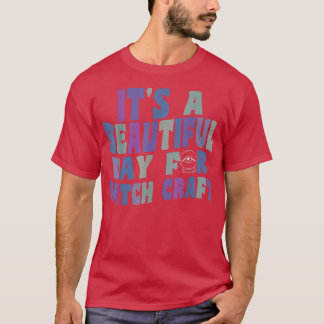 Det är en vacker dag för "Witchcraft Retro Witch" T Shirt