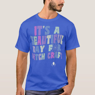 Det är en vacker dag för Witchcraft Retro Witch T Shirt