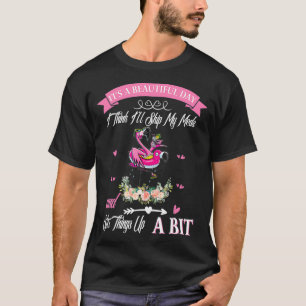 Det är en vacker dag. Jag Tänka att jag hoppar öve T Shirt