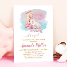 Det är en vacker flicka Ballerina Baby Shower