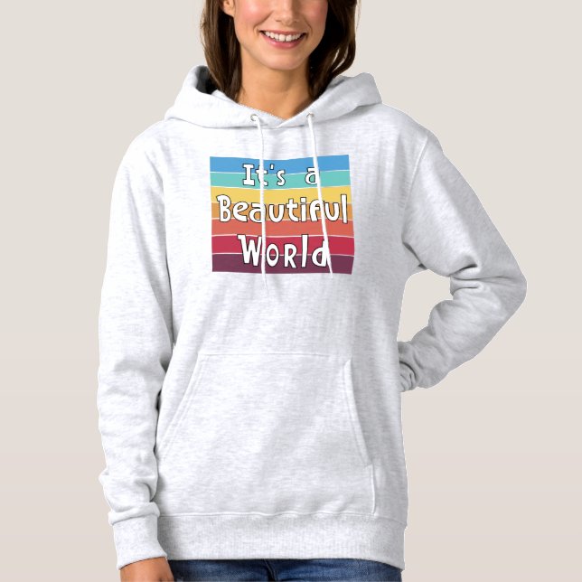 Det är en vacker värld    t shirt (Framsida)