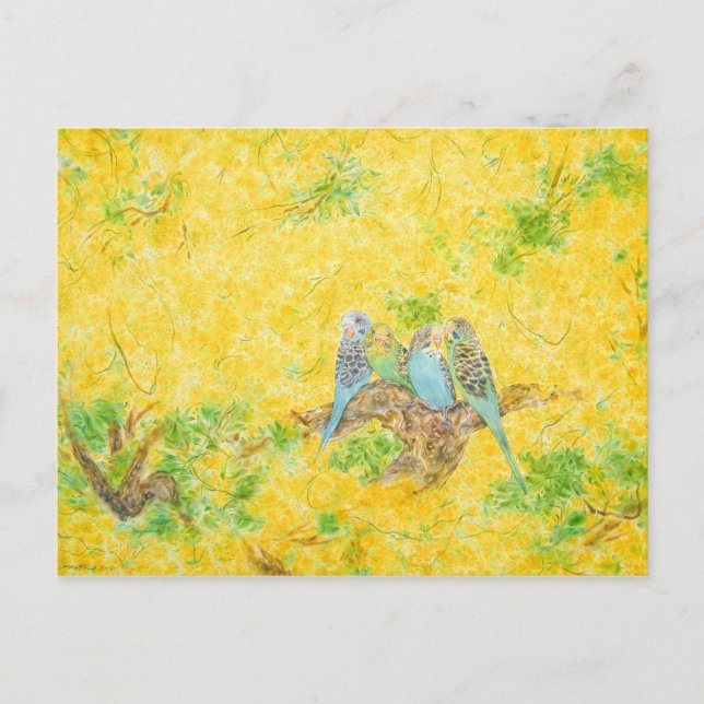 Det är en vacker värld vykort (Framsida)