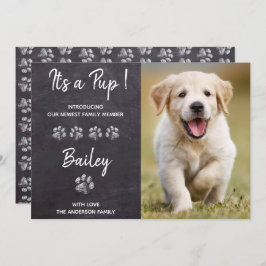 Det är en Valp Puppy Hund New Pet Meddelande