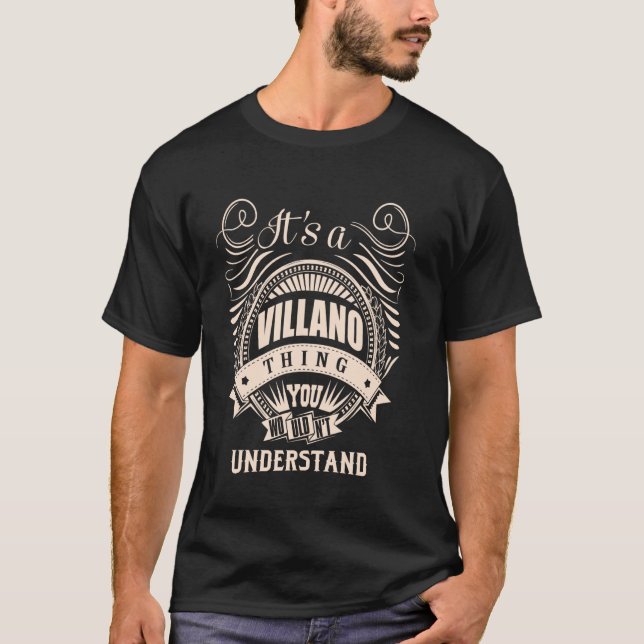 Det är en VILLANO sak-gåva T Shirt (Framsida)